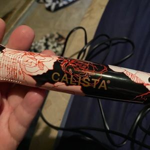 Hair straightening comb